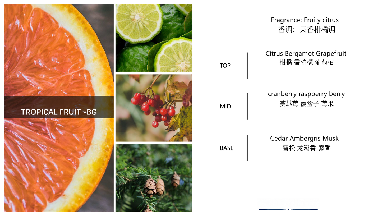 TROPICAL FRUIT | Fruity Citrus Fragrance Oil   5ML