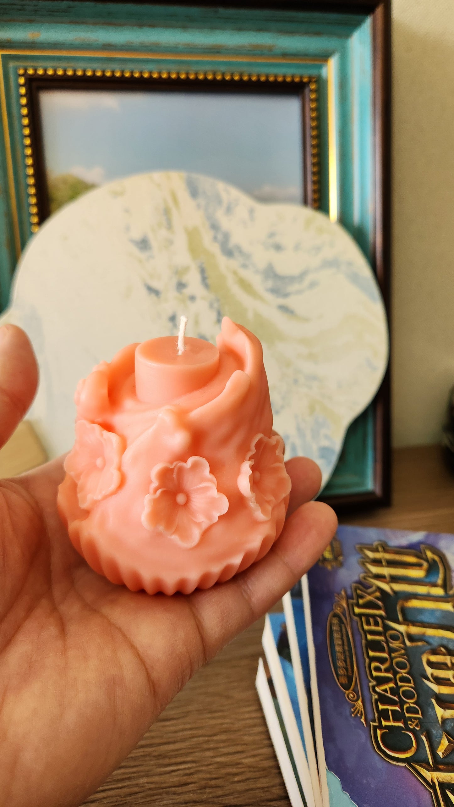 Night Sakura Whisper | Large Sculptural Scented Candle 150g GAVSAI