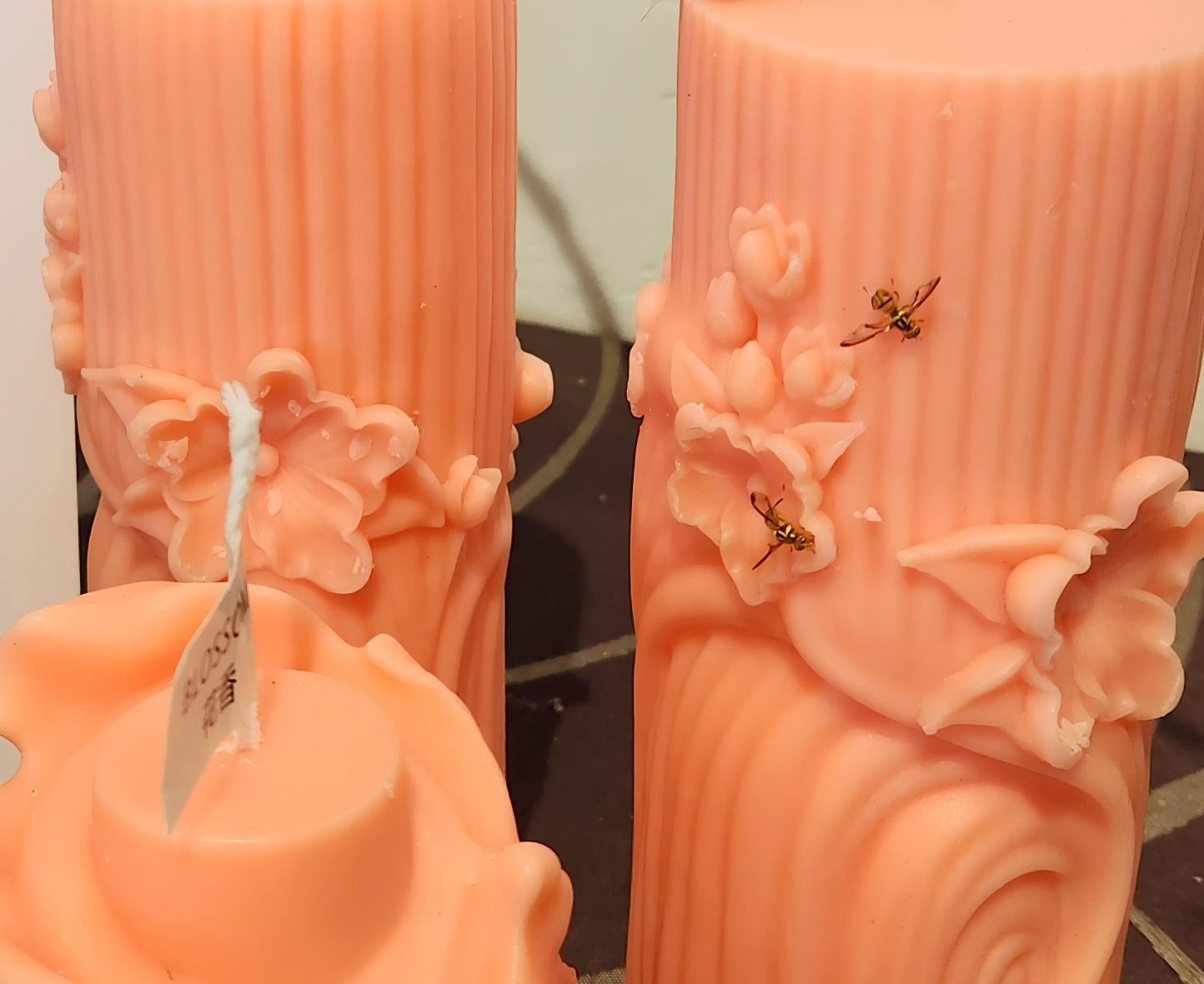 Serenity Woods Sculptural Candle 576g | Handcrafted Soy Wax Luxury Floral Gift