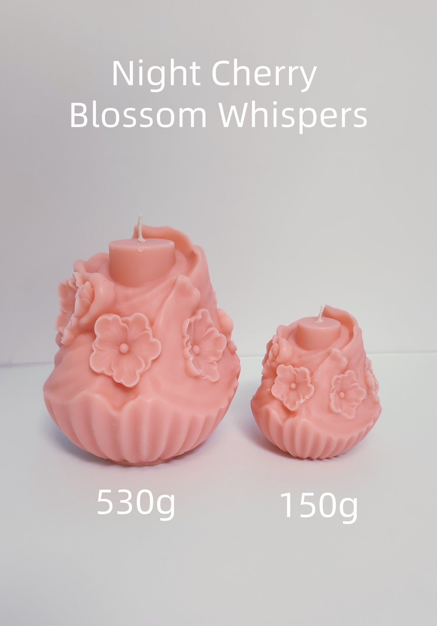 Night Sakura Whisper | Large Sculptural Scented Candle 150g GAVSAI