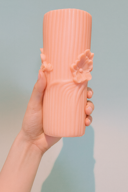 Serenity Woods Sculptural Candle 576g | Handcrafted Soy Wax Luxury Floral Gift